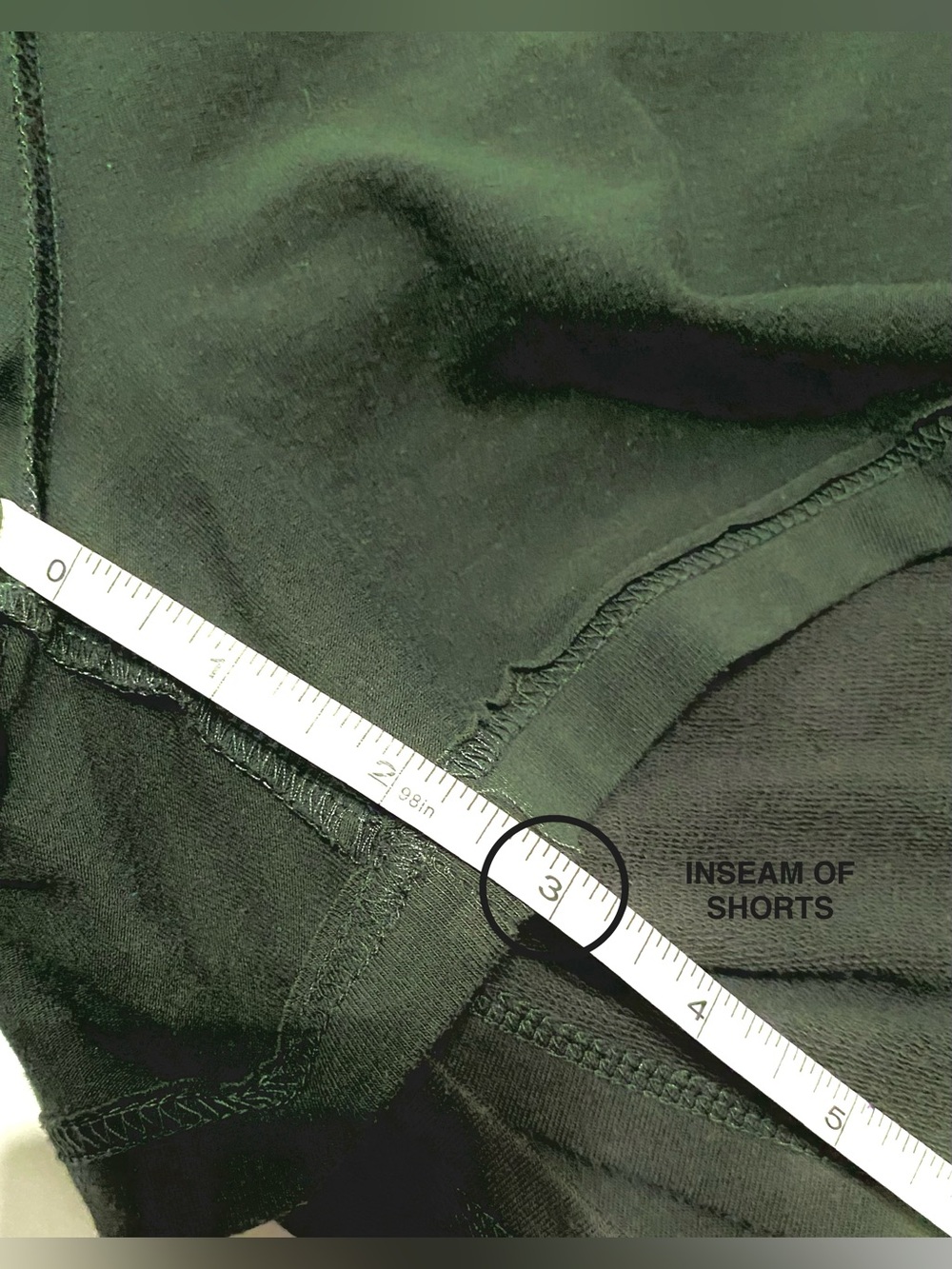 GREEN TEA-Size M- Olive Green, Tie Waist, Double Pockets, Pull-On Skort - Picture 9 of 11